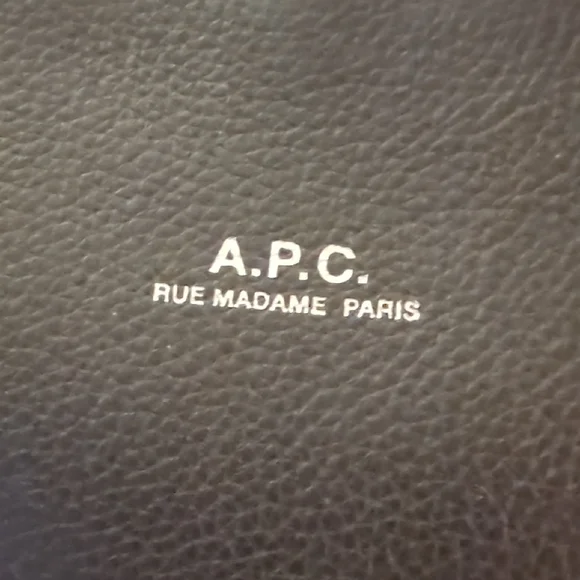 A.P.C. Betty Black Leather Duffel Bag - Picture 2 of 5